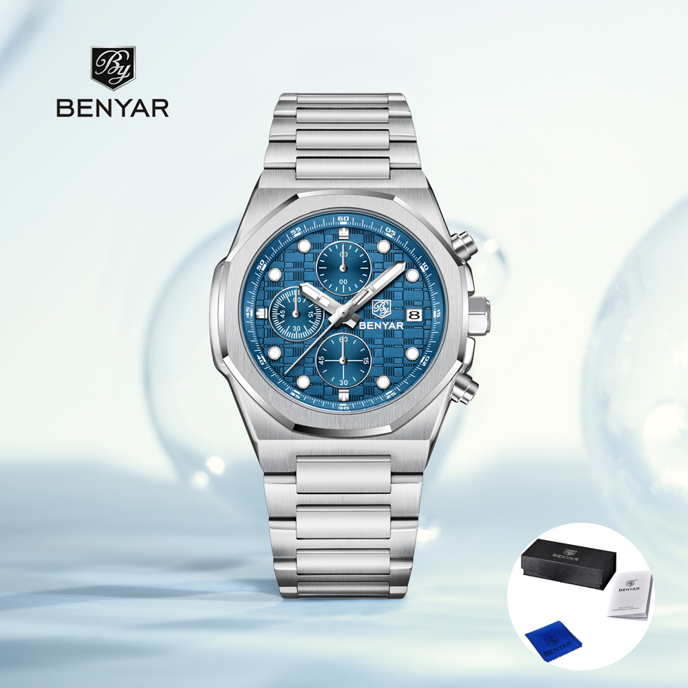 Luxury Watch Design - BENYAR – montre-bracelet à Quartz pour