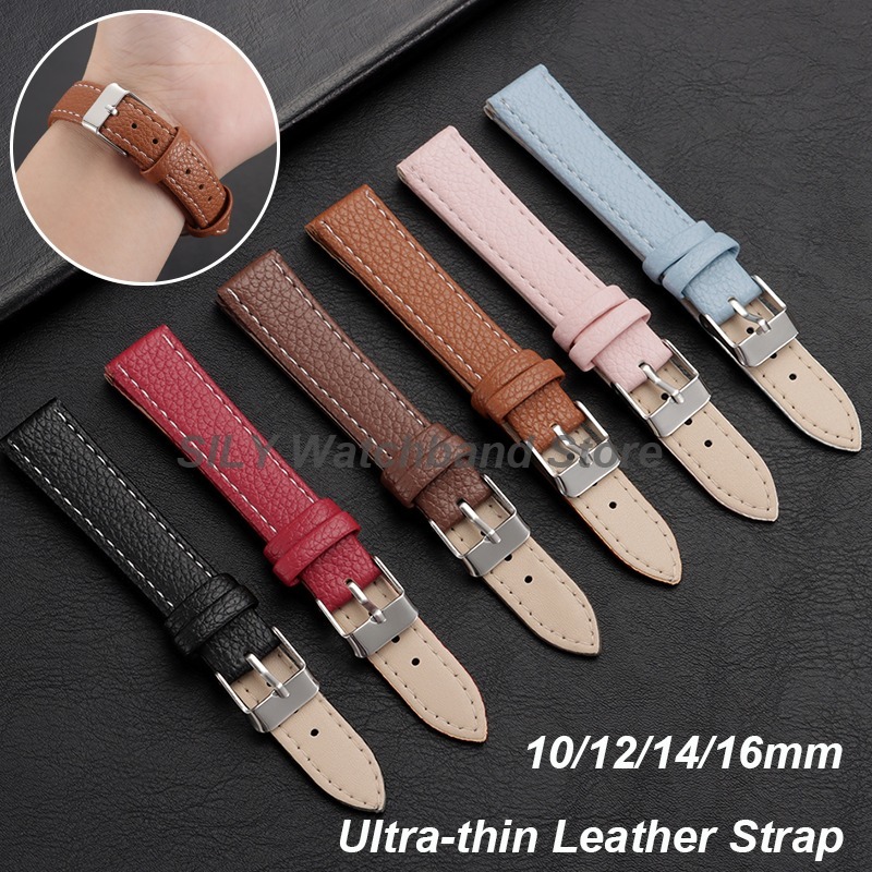 Dress Watch Ultra Thin - Bracelet de montre en cuir ultra-fin