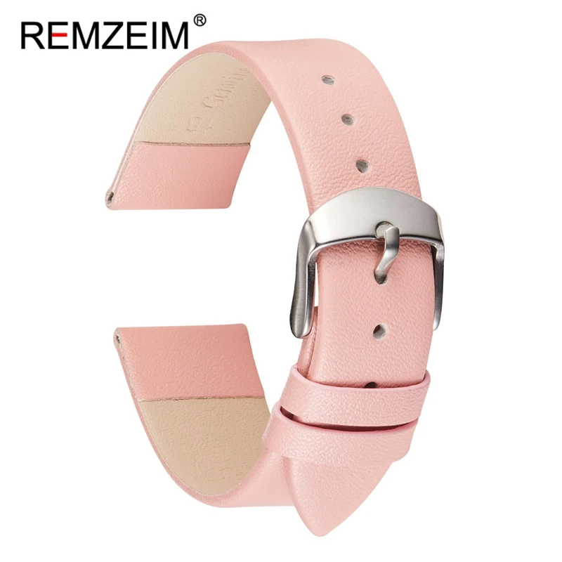 Dress Watch Ultra Thin - REMZEIM doux Ultra-mince en cuir de