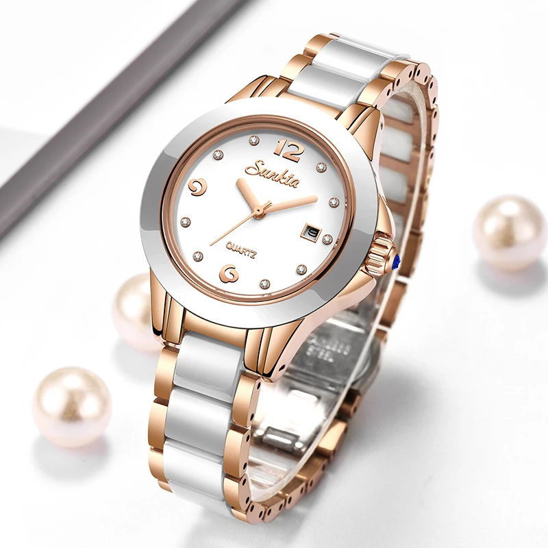 Luxury Watch & Jewellery - Sunkta mode Quartz pour Femme Montre