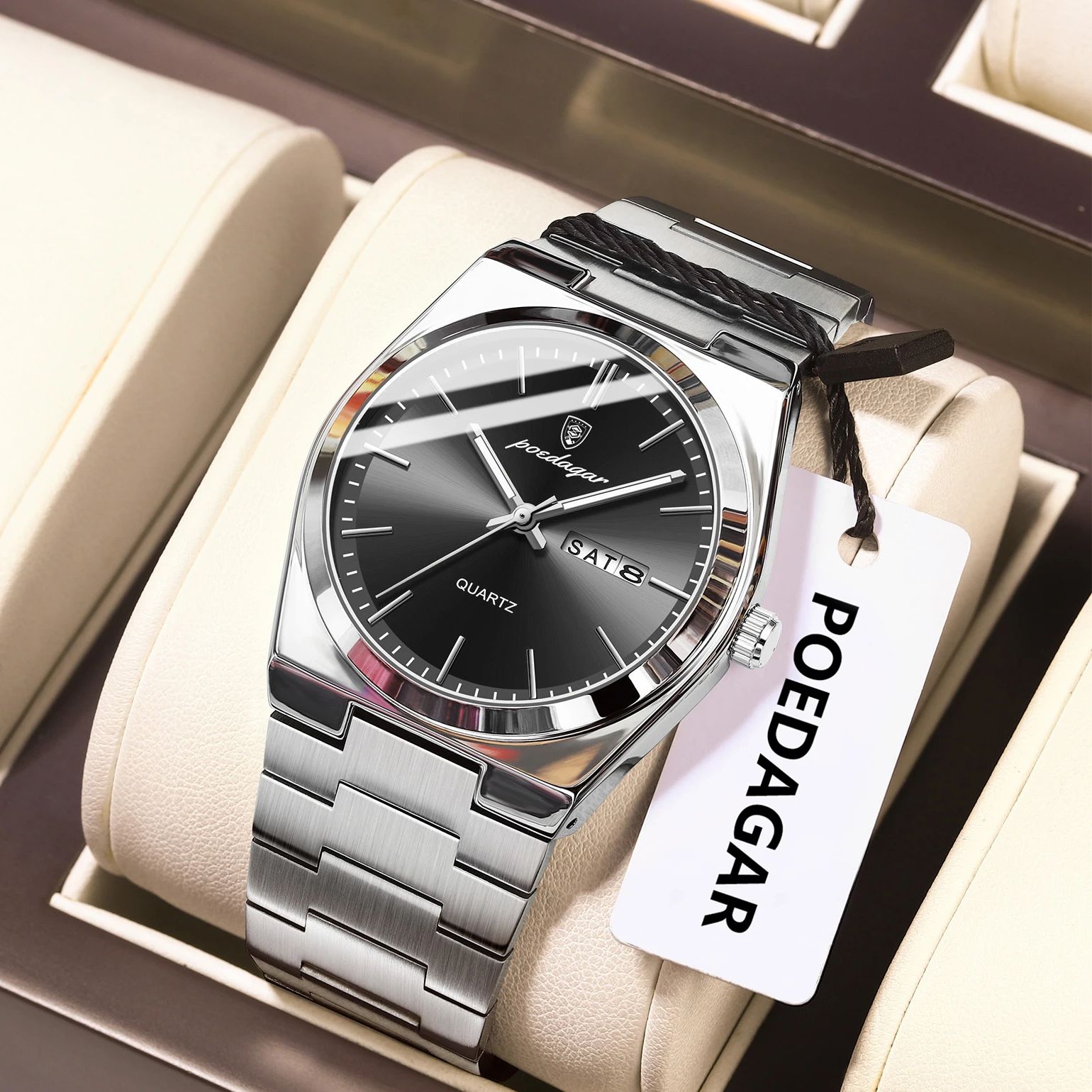 Luxury Watch Hublot - POEDAGAR montre-bracelet à Quartz pour hommes