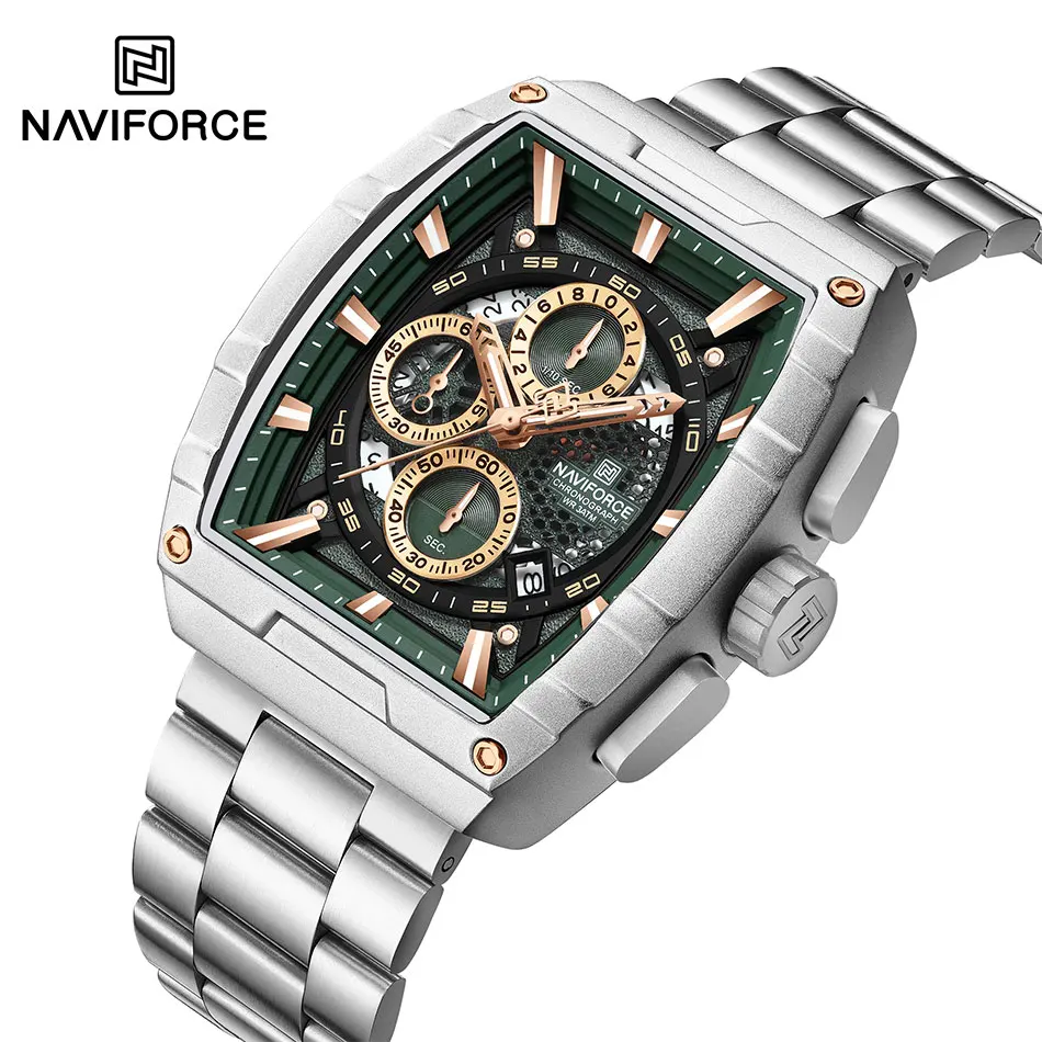 Luxury Watch Hublot - NAVIFORCE Montre-bracelet à quartz tonneau de