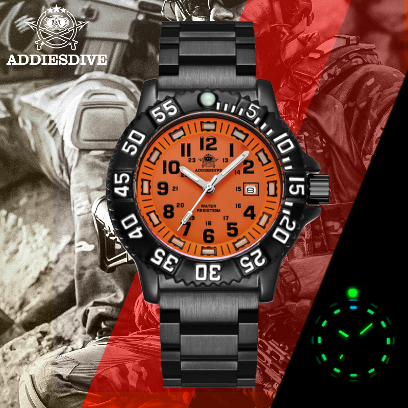 Luxury Watch Store - ADDIES-Montre à quartz militaire Shoous pour
