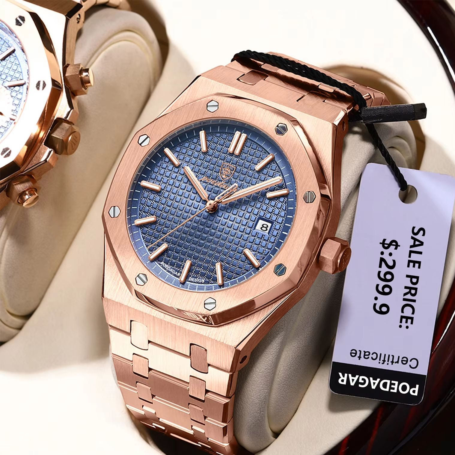 Luxury Watch Hublot - POEDAGAR luxe homme d'affaires montre-bracelet étanche