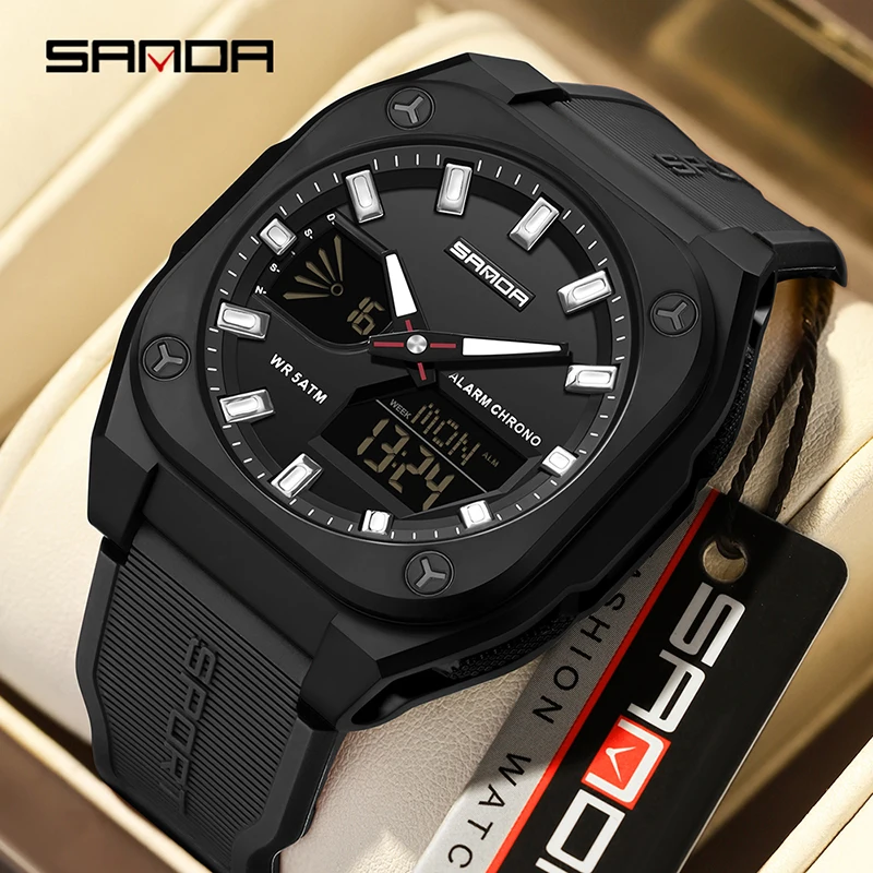 Luxury Watch Zone - SANDA montres à Quartz pour hommes