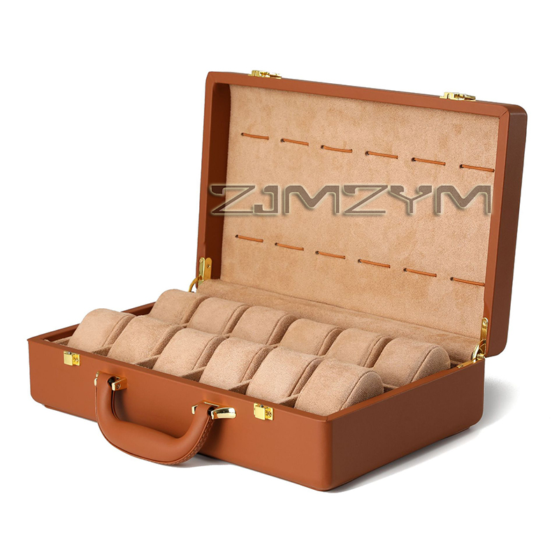 Luxury Watch Display Case - Boîte à montres 12 emplacements, étui