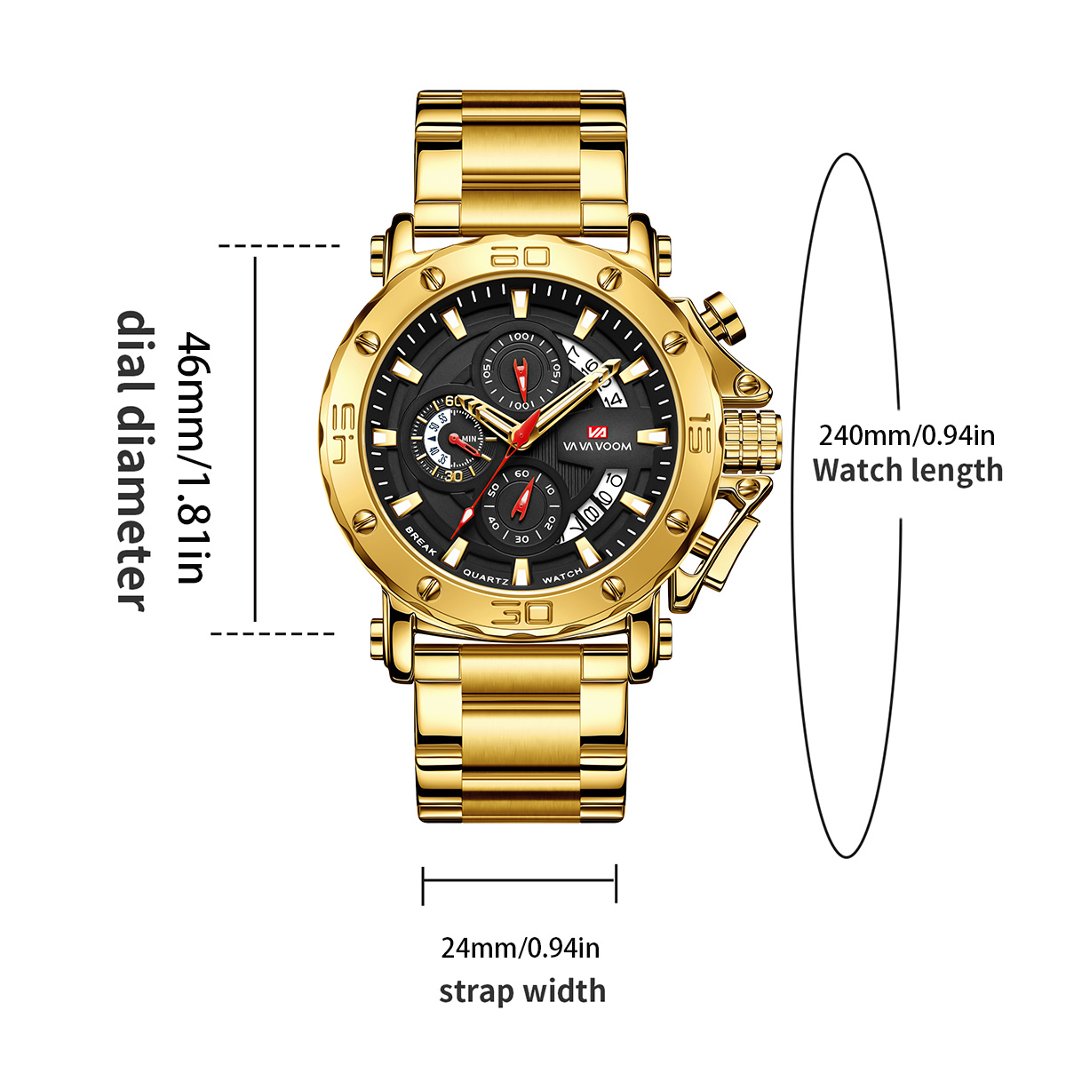 Montre à quartz multifonctionn - Luxury Watch Hublot avis et prix