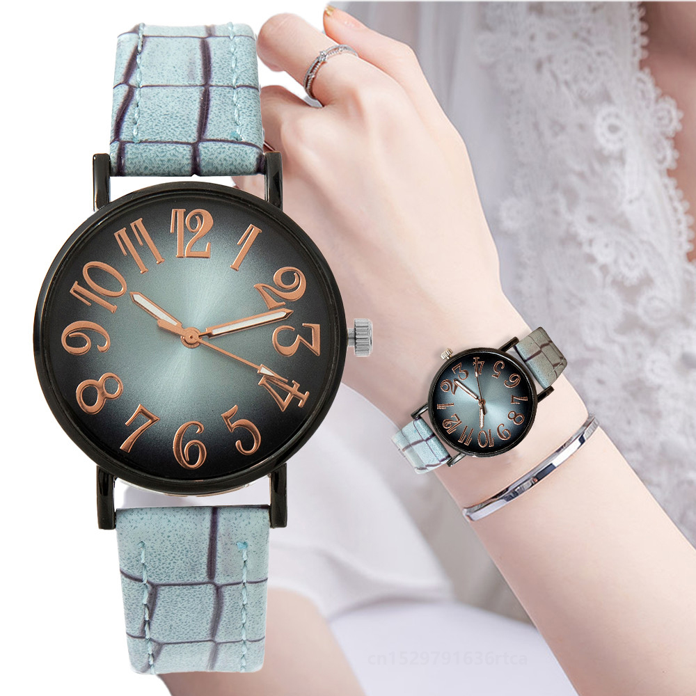 Montre femme luxe Montre à qua - Luxury Watch Leather Strap avis et prix