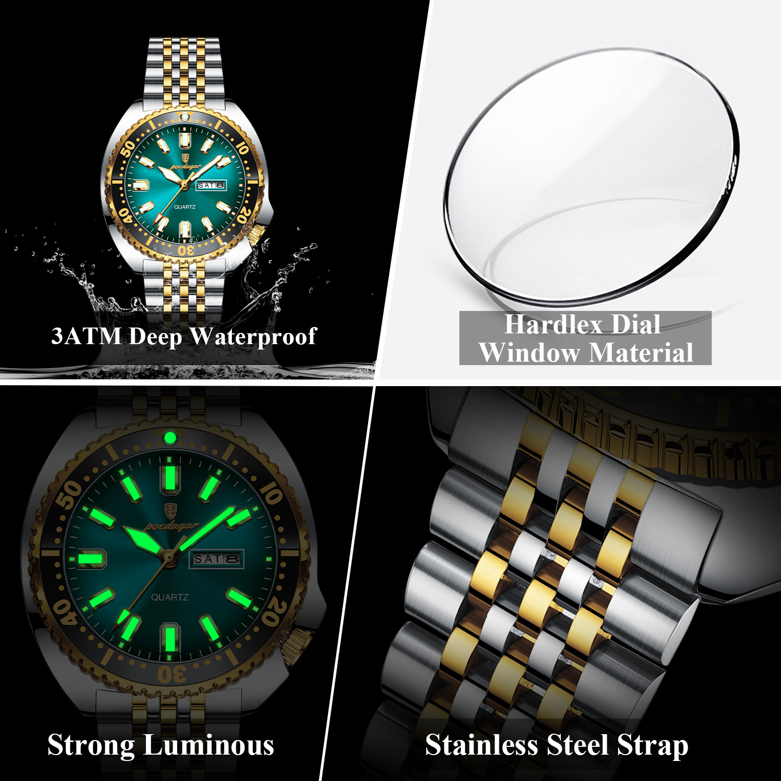 POEDAGAR Montre-bracelet origi - Luxury Watch Hublot avis et prix