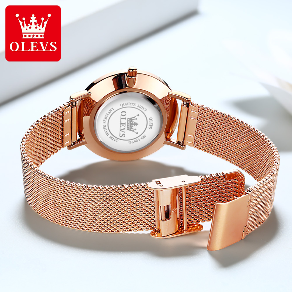 Montre Femme OLEVS 5869 Ultra  - Dress Watch Ultra Thin avis et prix