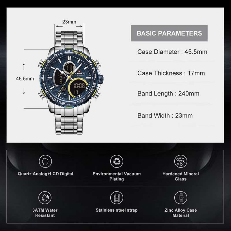 NAVIFORCE – Montre-bracelet de - Luxury Watch Hublot avis et prix