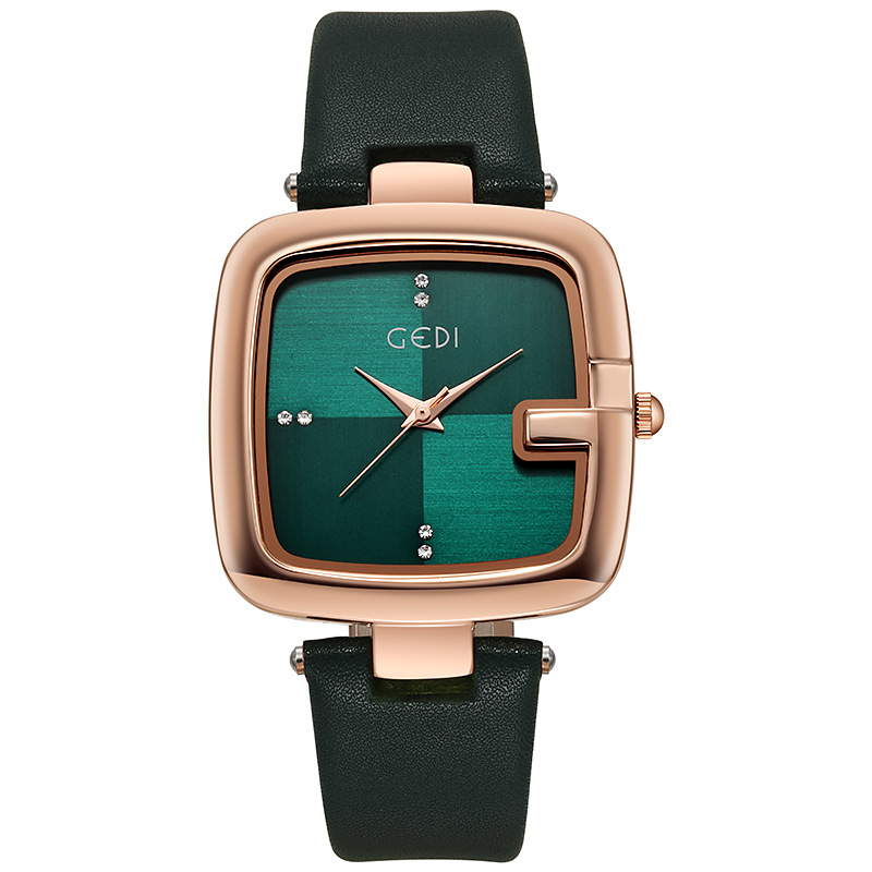 Gedi-Montres-bracelets à quart - Luxury Watch Leather Strap avis et prix