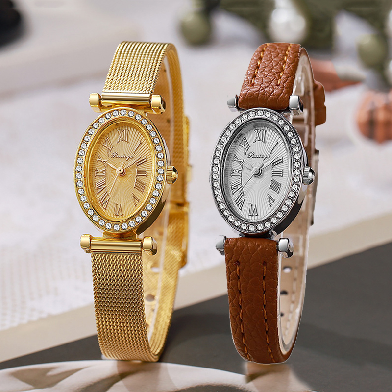 Montre de luxe pour femmes, mo - Luxury Watch Leather Strap avis et prix